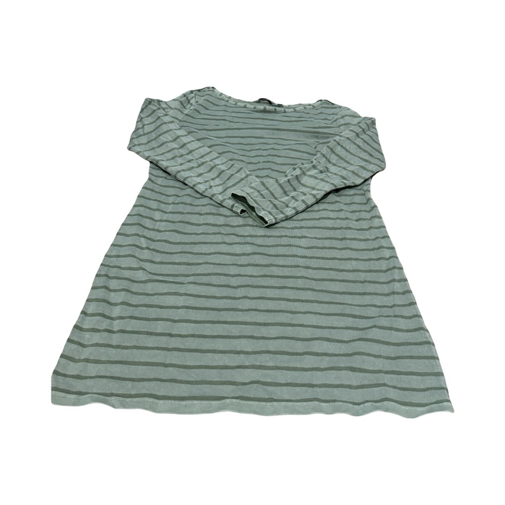 Vineyard Vines Green Striped long sleeve dress